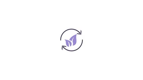 Environmental symbol icon animation video