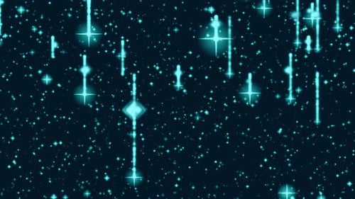 Lights blue bokeh background. Elegant blue abstract. Disco background with circles and stars. Christ