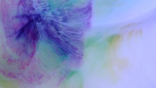 Abstract Pastel Colors Swirling Fluidly