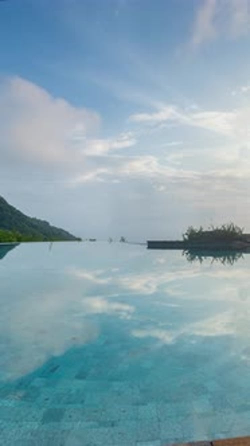 Luxury Swimming Pool in Vertical