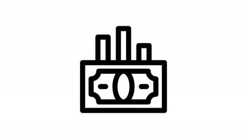 money line icon animation