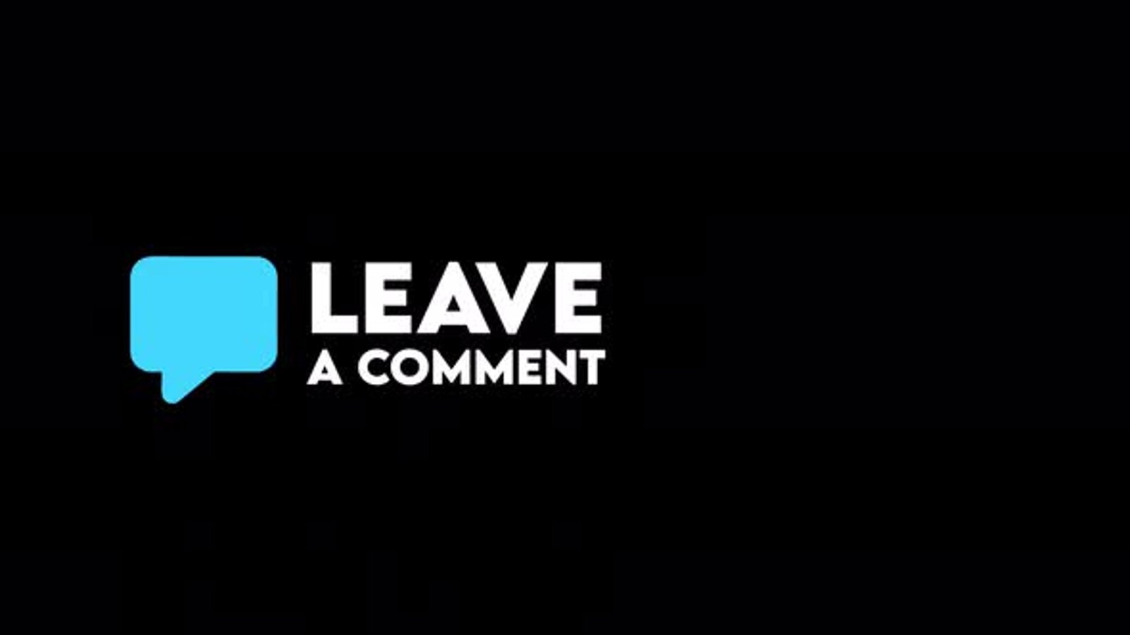 Animated Speech Bubble Icon with Text Reveal, Elements Motion Graphics ...