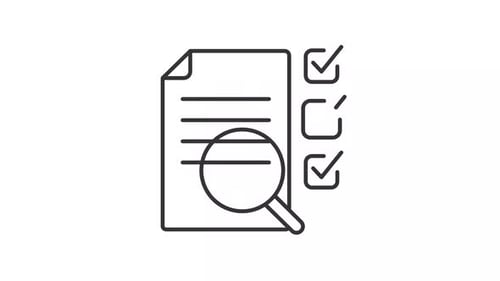 Document review line animation