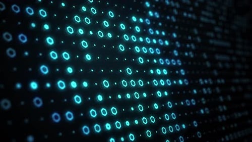 Dynamischer Animationsgrafik-Matrix-Hintergrund 3