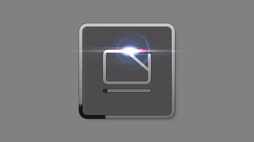Animierte Laptop-Logo-Animation