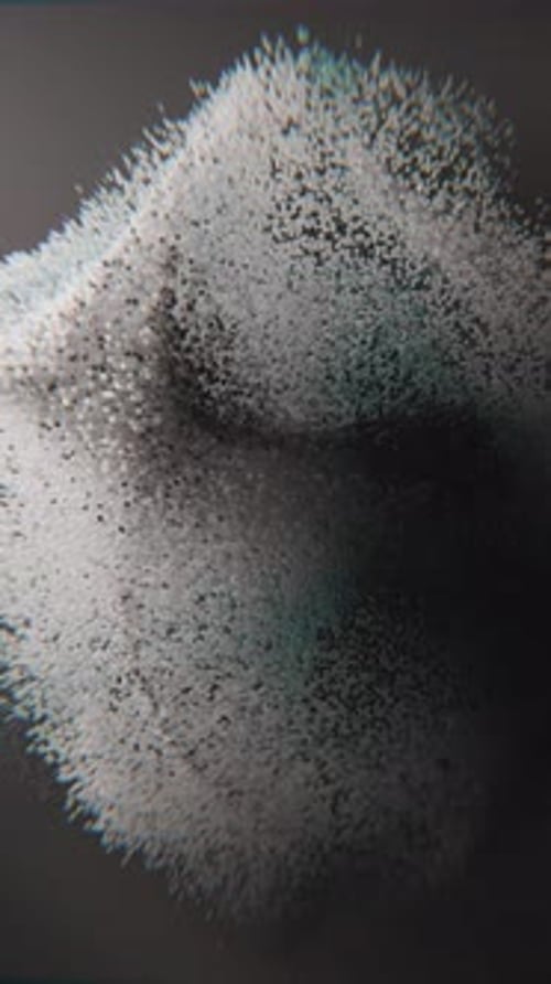 Dynamic Abstract Particle Cloud Swirling Motion Background