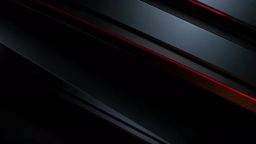 Modern Abstract Dark Background with Red Glowing Lines