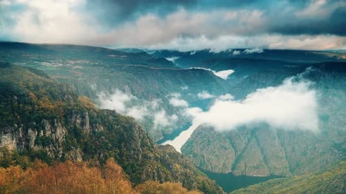 Mountain View. River Sil Canyon, Galicia Spain.