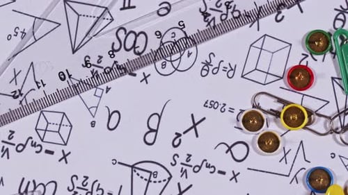 Science Calculation Physics Math And Chemisrty Formulas Background 31