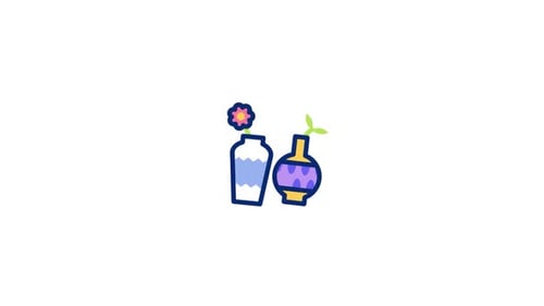 Animiertes Vasensymbol