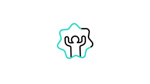 Icono animado de éxito
