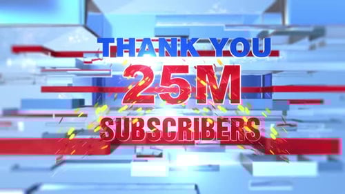 25 M Subscribers Celebration String