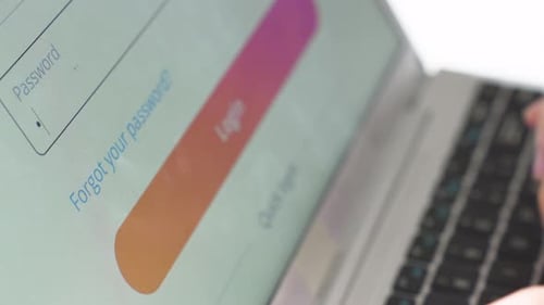 Logging in on Laptop with Password