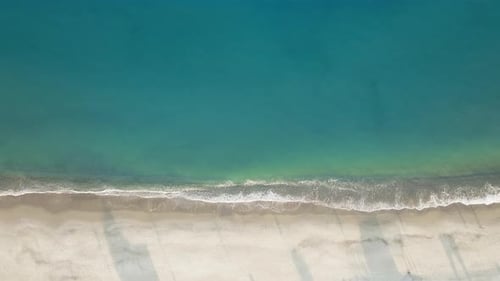 Relaxing Calm Ocean Waves on Sandy Beach