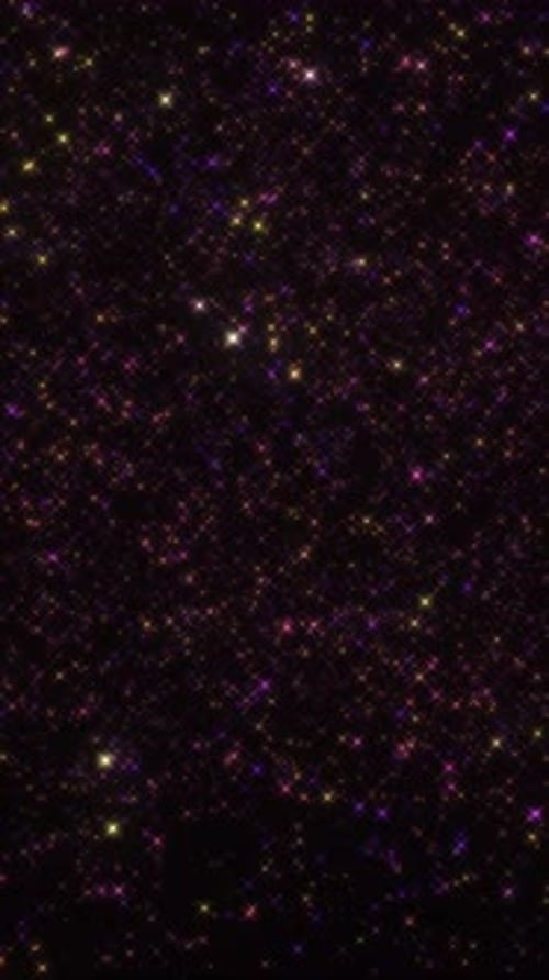 Bunte abstrakte glitzernde Staubpartikel-Hintergrundschleife