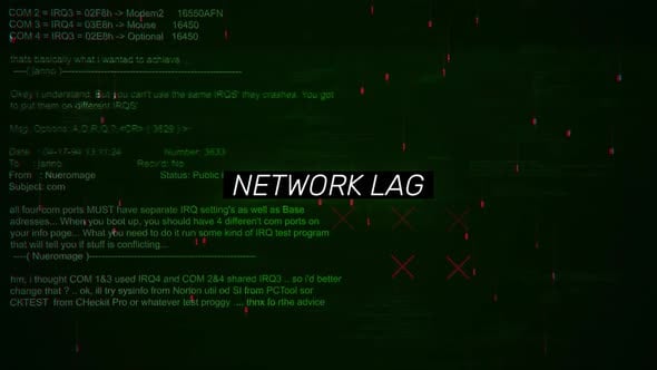 Retro Glitch Computer Code Stream Reveal, Backgrounds Motion Graphics ...