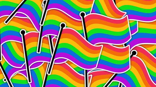 flag LGBTIQ+ pride month transition 4k
