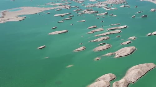 Yardang Water Landform Qinghai,China