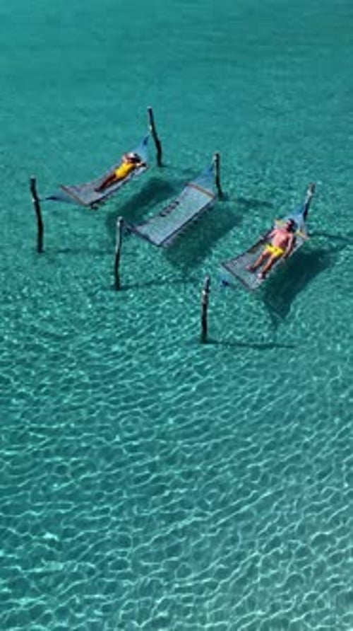Relaxing in the Turquoise Waters of Koh Kood Thailand on Peaceful Hammocks