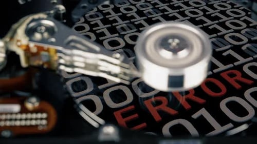 Erreur de lecture des données sur le disque dur endommagé