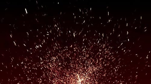 Abstrakte Feuerpartikel 3D Hintergrund HD