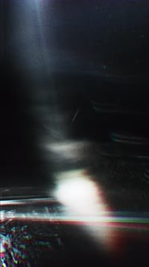 Prismatic Light Through Glass Surfaces