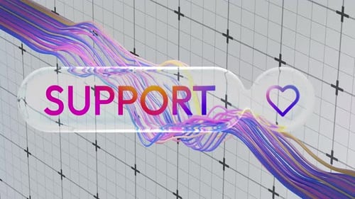 Botão cardíaco de suporte de vidro líquido