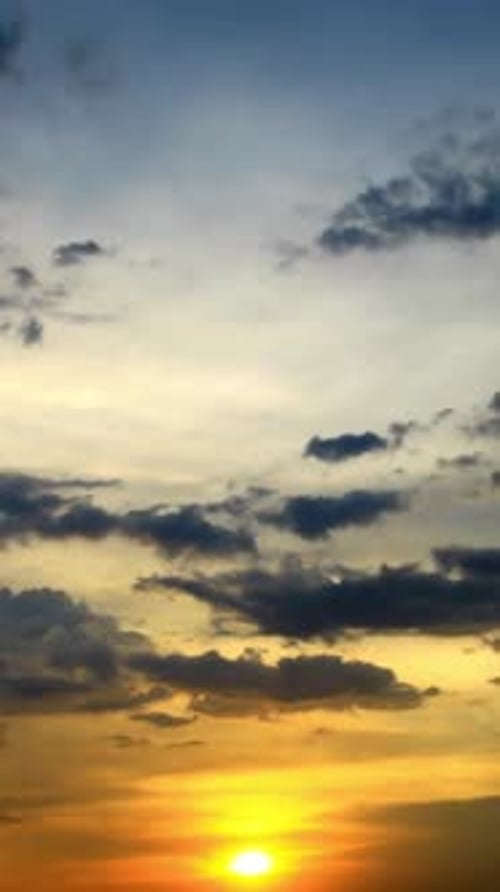 Majestic Time Lapse of a Vibrant Sunrise