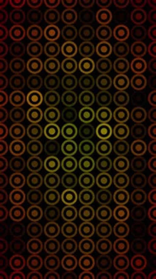 Vertical Video - Retro Circles Pattern Abstract Background