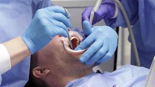 Dental Exam and Procedure in a Medical Office