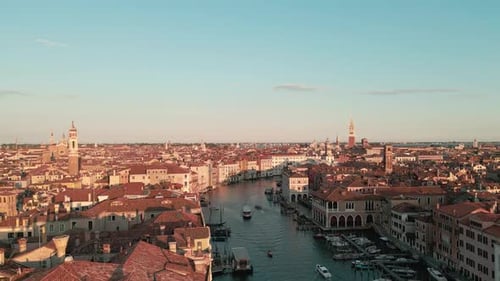 Aerial View of Venice Italy