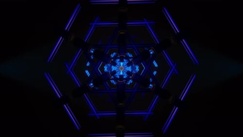 Rhythmic VJ Loop with Vibrant Disco Lights and Neon Flashes