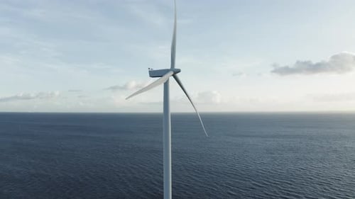 Coastal Turbine Harnessing Ocean Winds