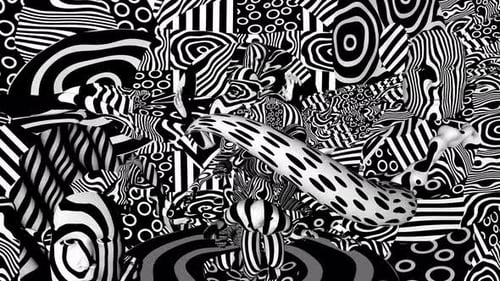 Abstrait psychédélique