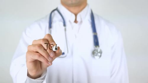 Joint's Pain Doctor Writing on Glass