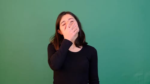Gelangweiltes Gesicht