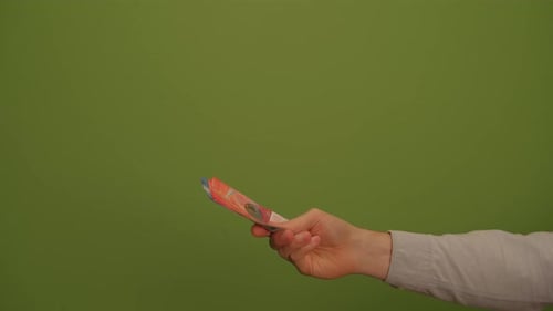 Closeup View of a Beautiful Green Wall Featuring a Subtle and Intriguing Texture