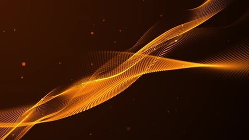 Abstract Particles Wawing 4K