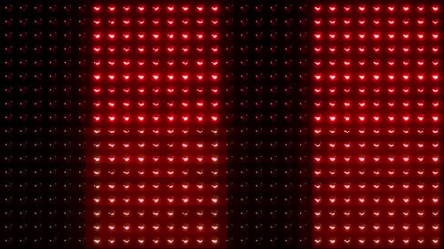 Red Pulsing Light Bars Grid Animated Background