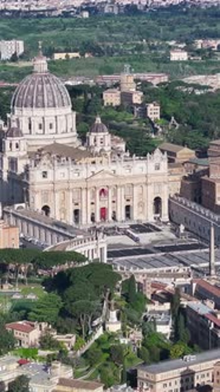 San Pedro Church at Rome in Lazio Italy. , Religious Stock Footage ft ...
