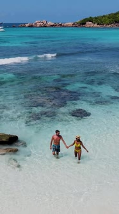 Anse Cocos Beach La Digue Seychelles a Tropical Beach During a Luxury Vacation in Seychelles