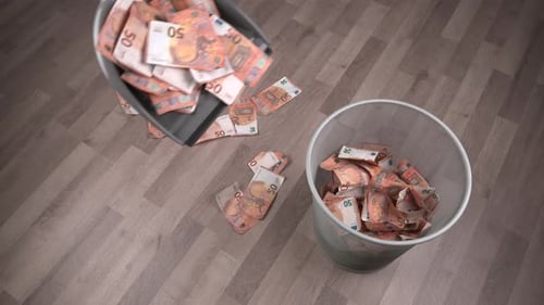 Sweep Trash Billets en euros
