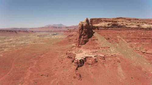 Canyonlands National Park Utah Circa-2019. Aerial View of Canyonlands. From Helicopter