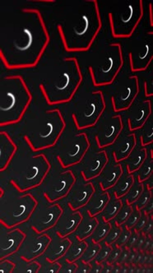 Vertical Video - Black and Red Geometric Pattern Abstract Background
