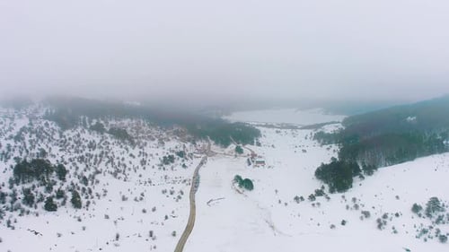 Winter Aerial View - 2K
