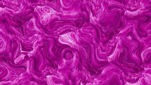 Flowing Abstract Magenta Liquid Waves Loop Background
