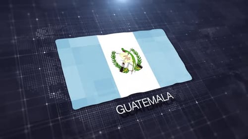 Guatemala Flag Displaying