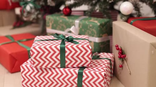 Neujahrsgeschenk, Weihnachtsfeier, Geschenkboxen