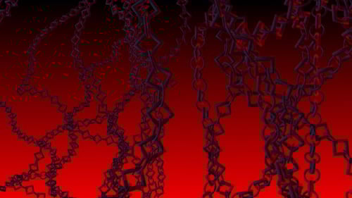 Red Chain background motion Loop