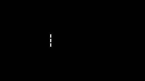 Aspect Collection: White colored lower third animation with swiping to the left